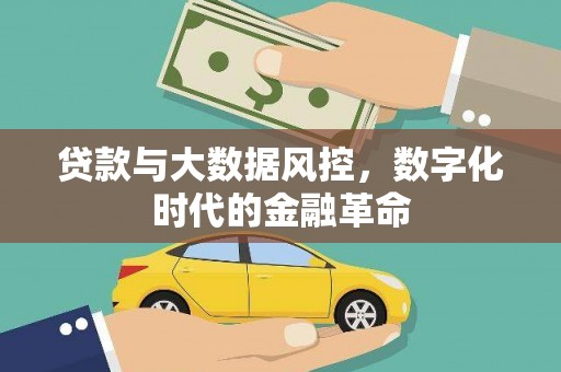 揭东贷款与大数据风控，数字化时代的金融革命