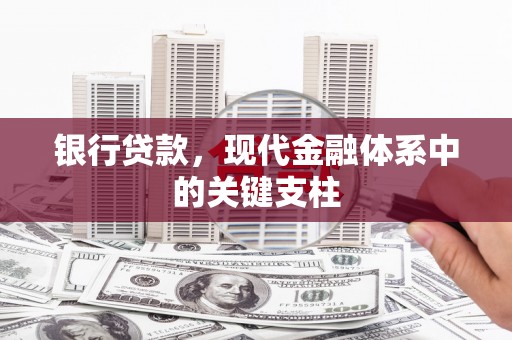 揭东银行贷款，现代金融体系中的关键支柱