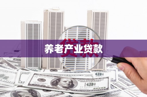 揭东养老产业贷款
