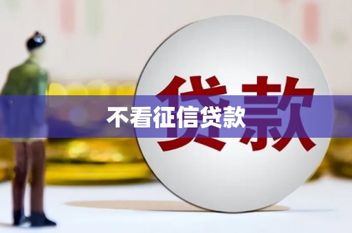 揭东不看征信贷款