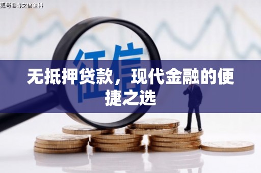 揭东无抵押贷款，现代金融的便捷之选