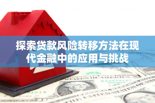 揭东探索贷款风险转移方法在现代金融中的应用与挑战