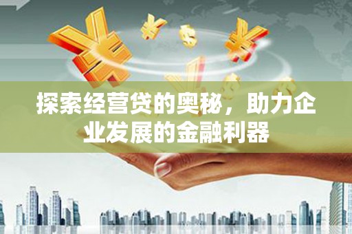 揭东探索经营贷的奥秘，助力企业发展的金融利器
