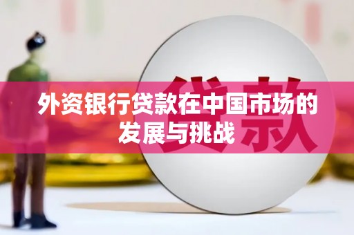 揭东外资银行贷款在中国市场的发展与挑战