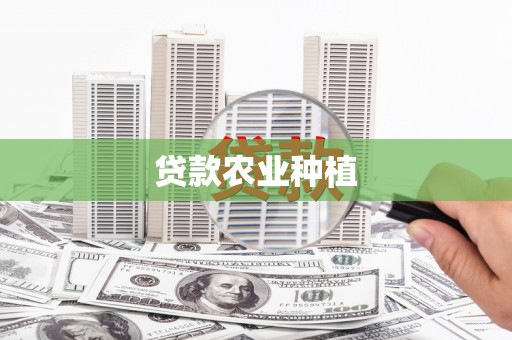 揭东贷款农业种植