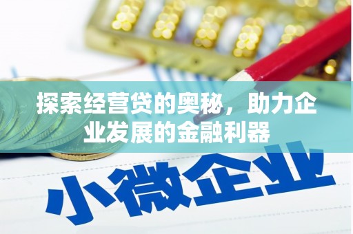 揭东探索经营贷的奥秘，助力企业发展的金融利器