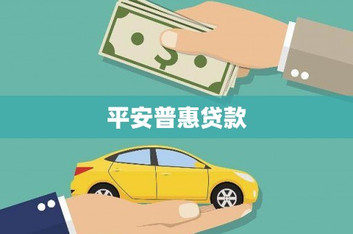 揭东平安普惠贷款