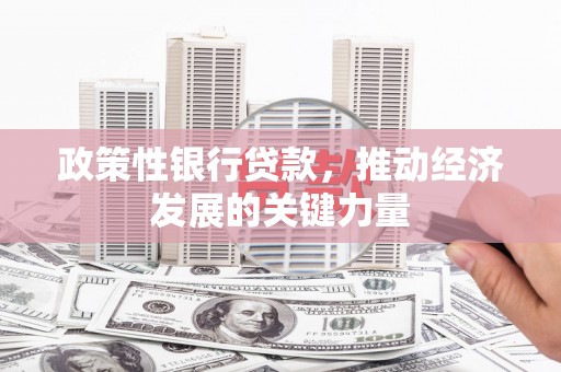 揭东政策性银行贷款，推动经济发展的关键力量