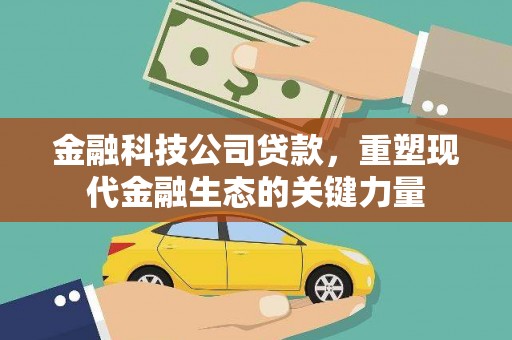 揭东金融科技公司贷款，重塑现代金融生态的关键力量
