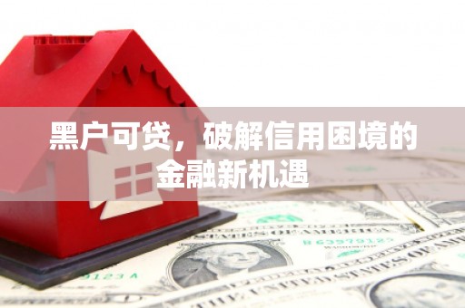 揭东黑户可贷，破解信用困境的金融新机遇