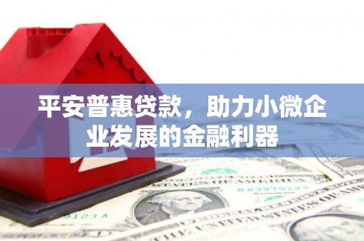 揭东平安普惠贷款，助力小微企业发展的金融利器