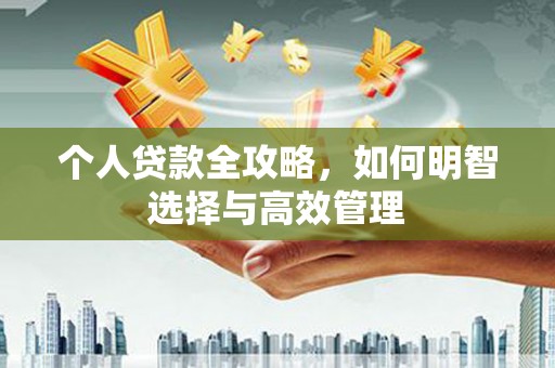 揭东个人贷款全攻略，如何明智选择与高效管理