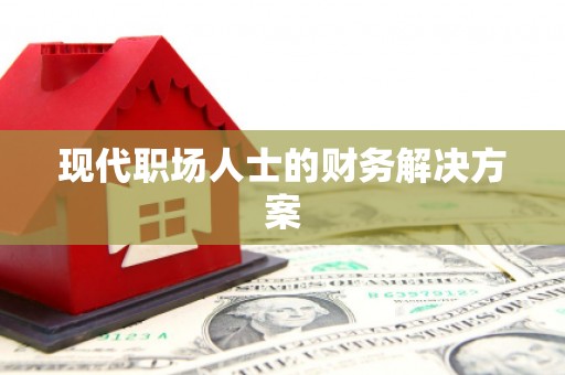 揭东现代职场人士的财务解决方案