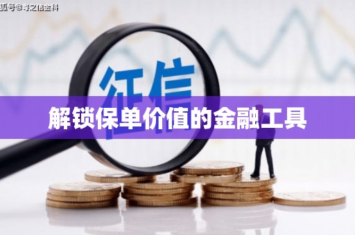 揭东解锁保单价值的金融工具